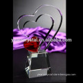 New arrival nice crystal award with red heart shape (R-0246)